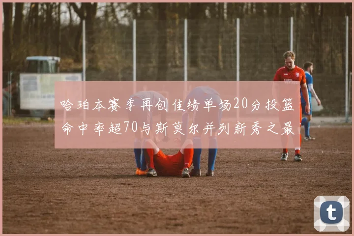 哈珀本赛季再创佳绩单场20分投篮命中率超70与斯莫尔并列新秀之最